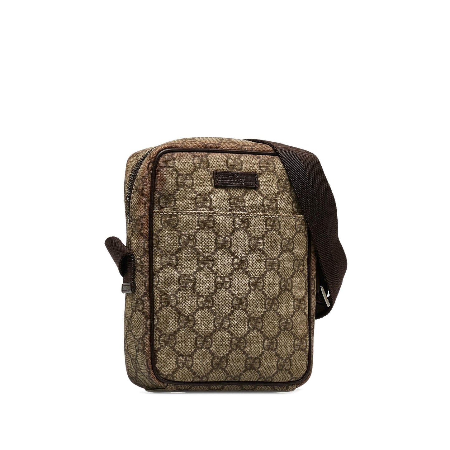Gucci GG Supreme SHG-lvoFNv Canvas Brown Crossbody Bag