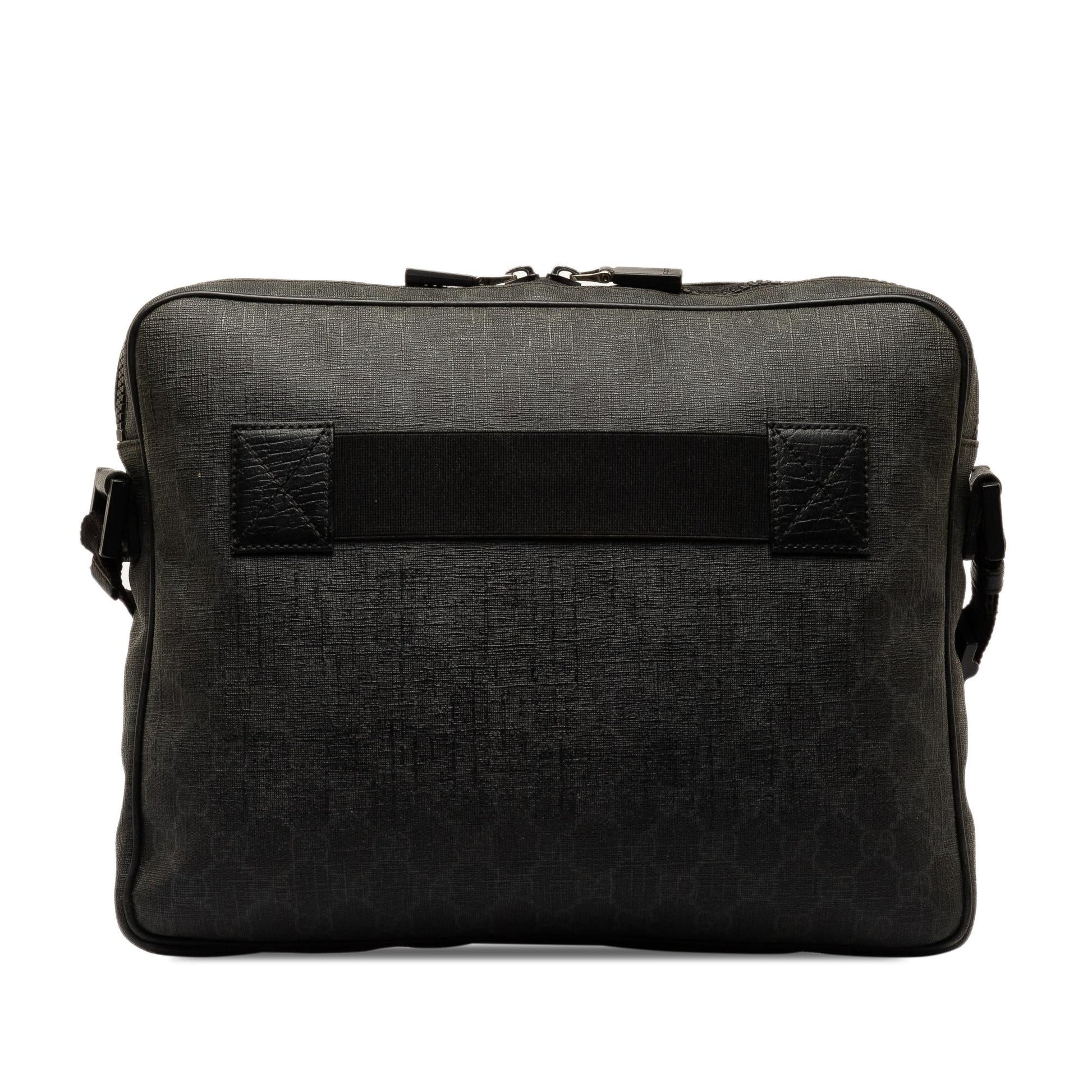 Gucci GG Supreme SHG-KnViiJ Canvas Calf Black Crossbody Bag