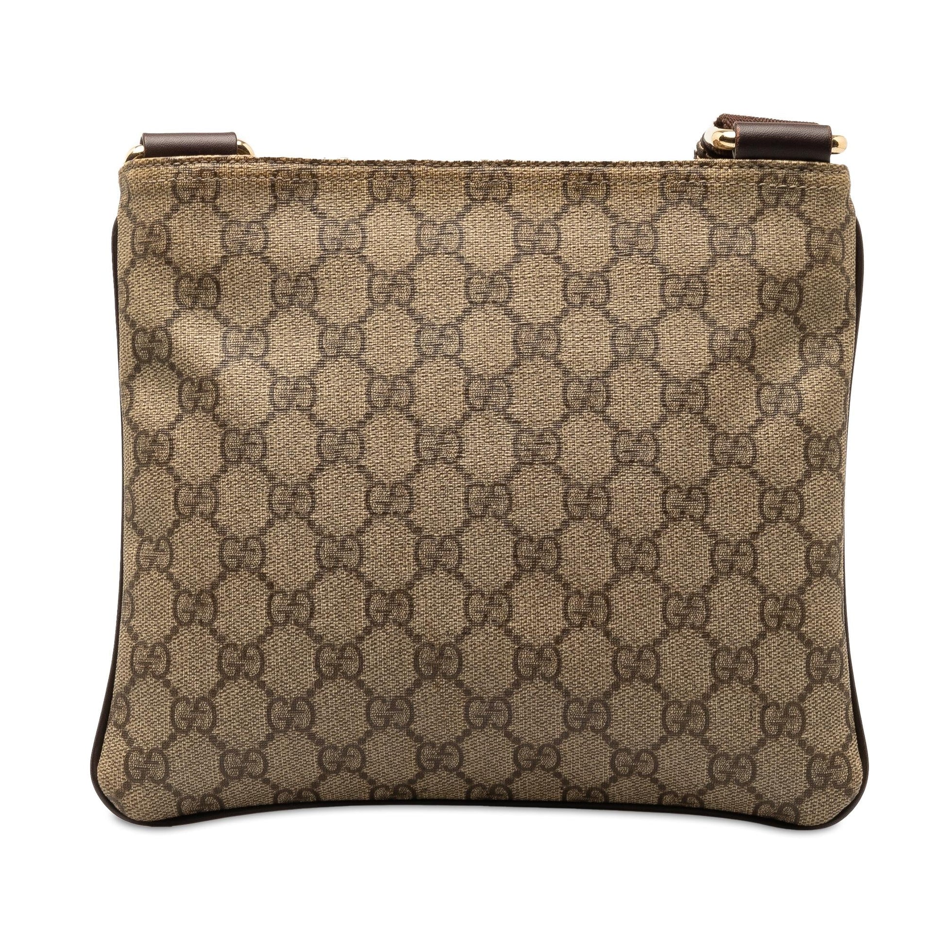 Gucci GG Supreme SHG-7iiJry Canvas Brown Crossbody Bag