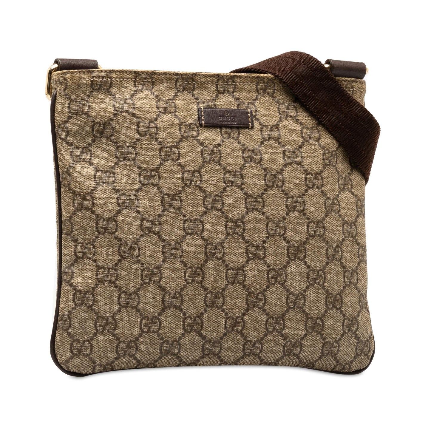 Gucci GG Supreme SHG-7iiJry Canvas Brown Crossbody Bag