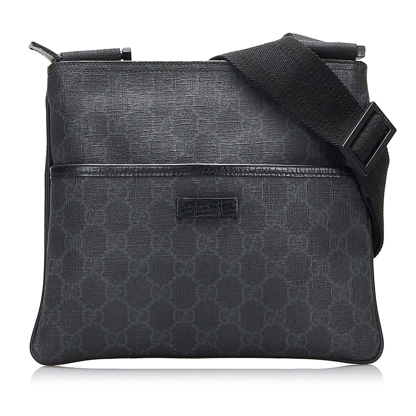 Gucci GG Supreme SHG-wSC046 Canvas Black Crossbody Bag