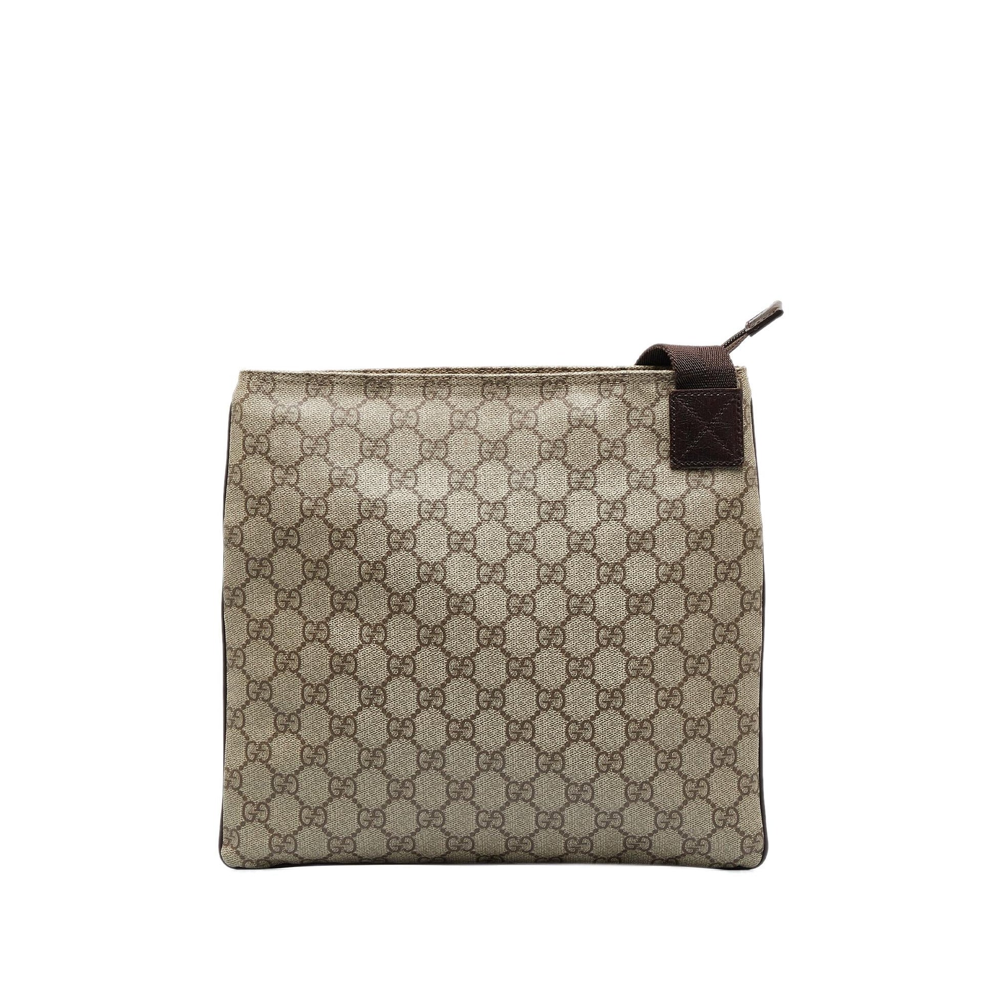 Gucci GG Supreme SHG-48vqcE Canvas Brown Crossbody Bag