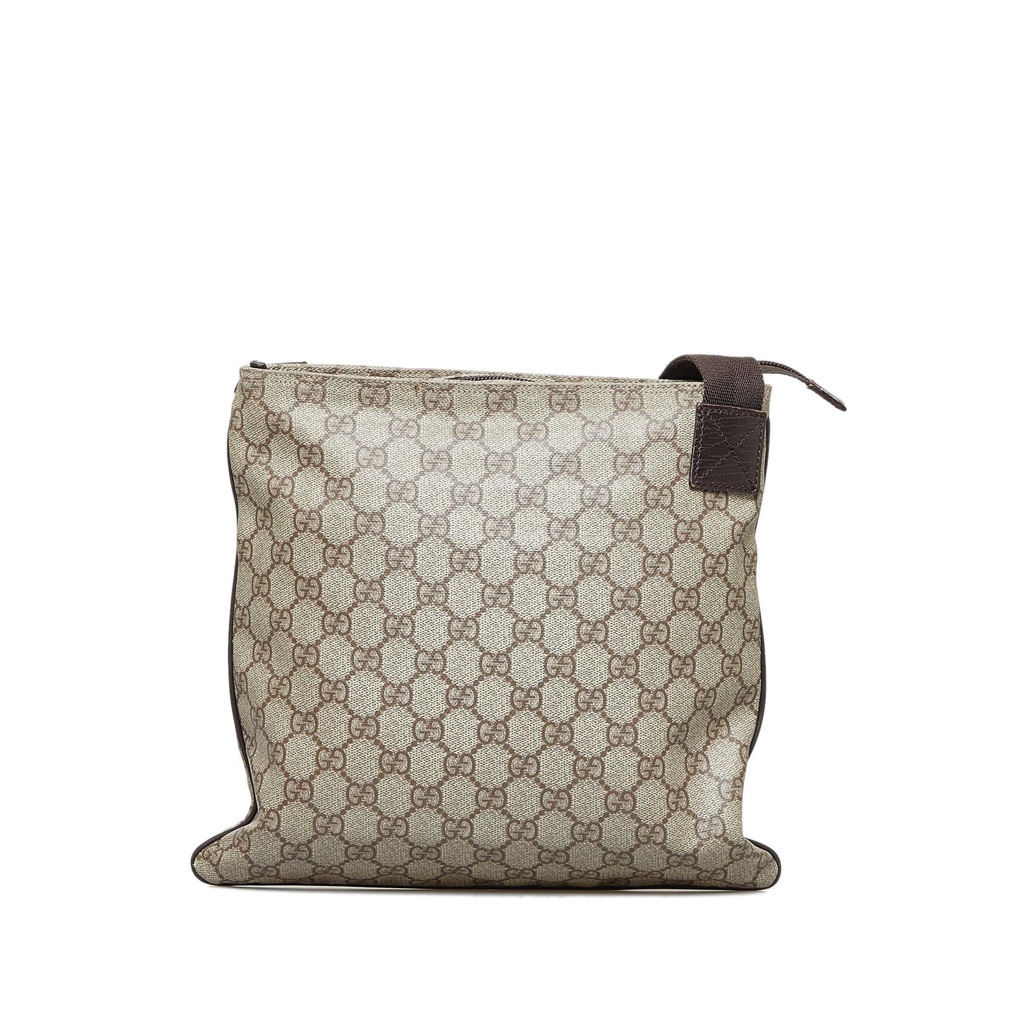 Gucci GG Supreme SHG-rYLvTF Canvas Calf Brown Crossbody Bag