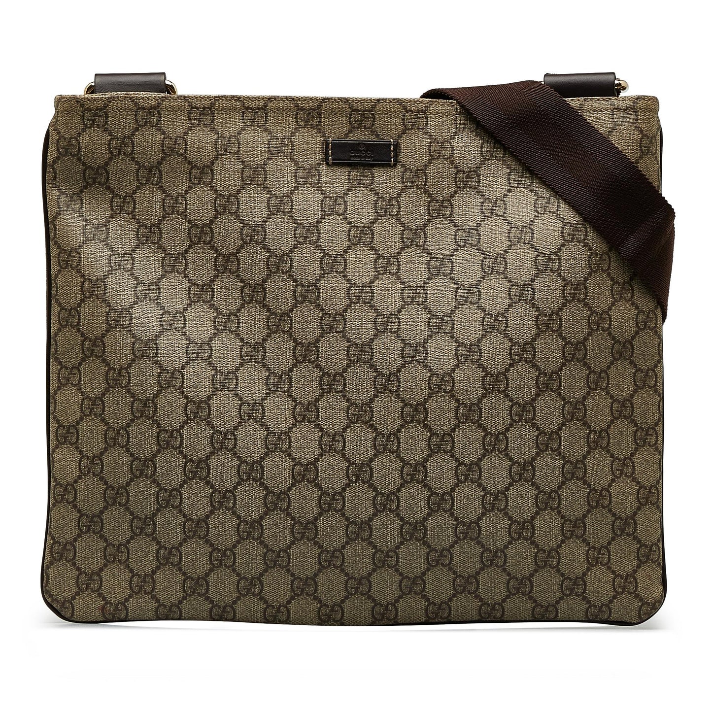 Gucci GG Supreme SHG-WX4Fb9 Canvas Brown Crossbody Bag