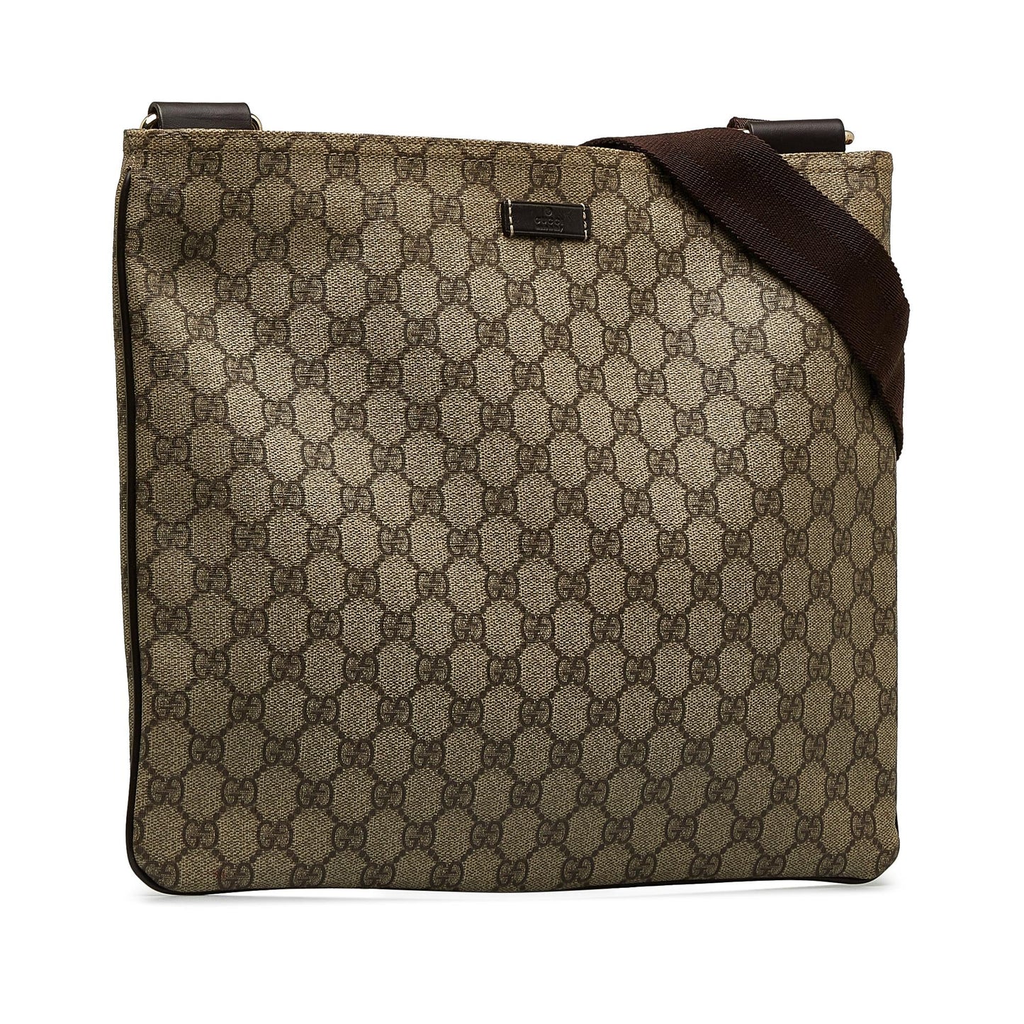 Gucci GG Supreme SHG-WX4Fb9 Canvas Brown Crossbody Bag