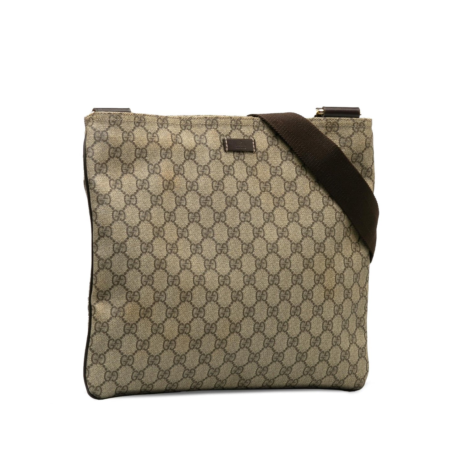 Gucci GG Supreme SHG-uomJwa Canvas Brown Crossbody Bag