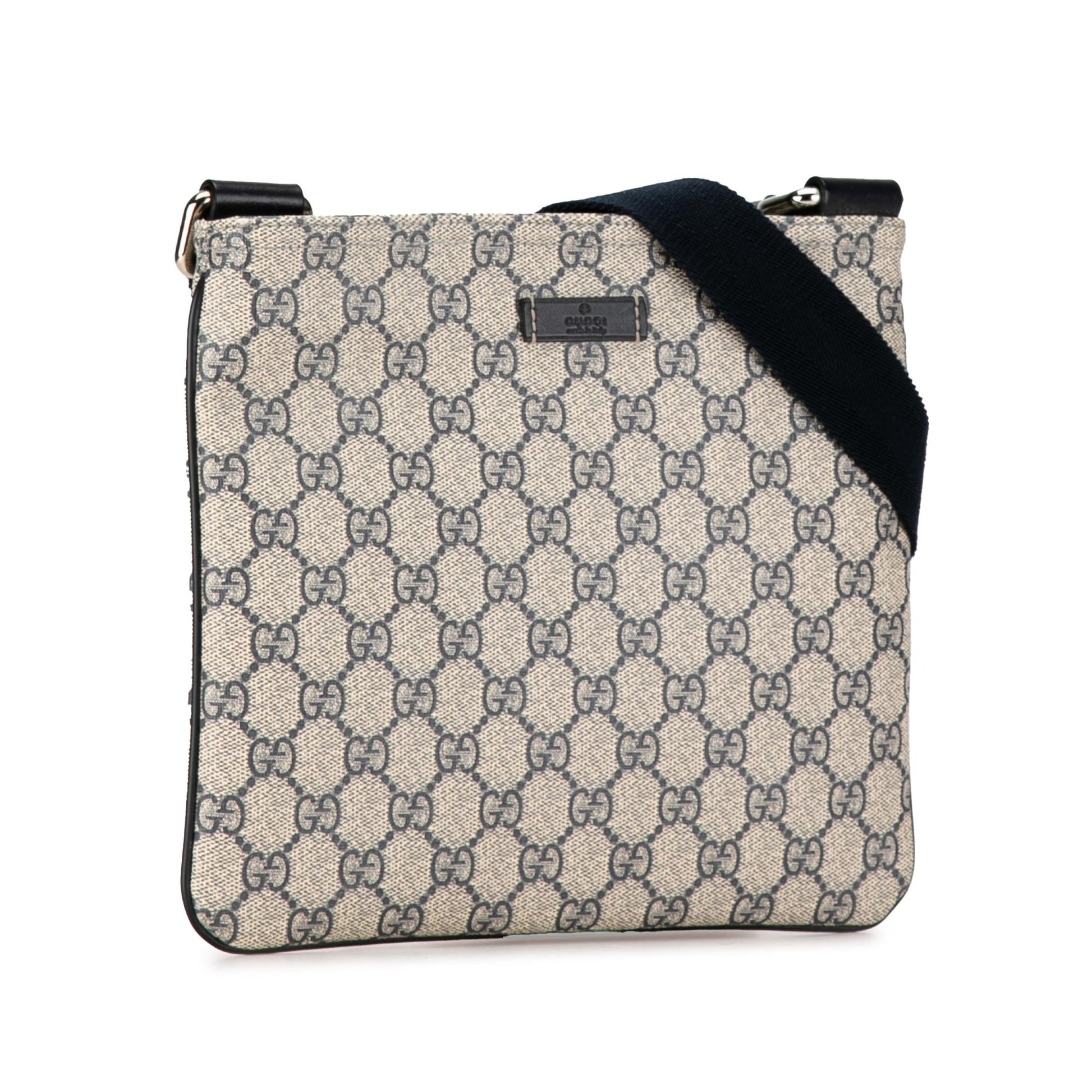Gucci GG Supreme SHG-qMQoC0 Canvas Brown Crossbody Bag