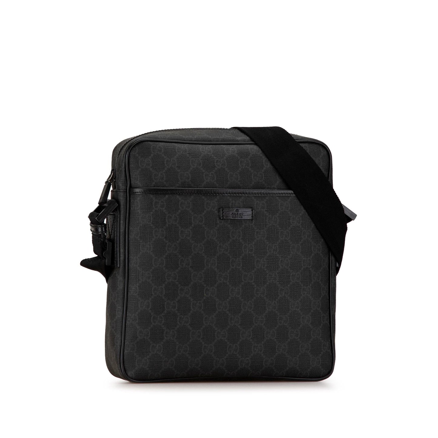 Gucci GG Supreme SHG-DfvKDd Canvas Calf Black Crossbody Bag