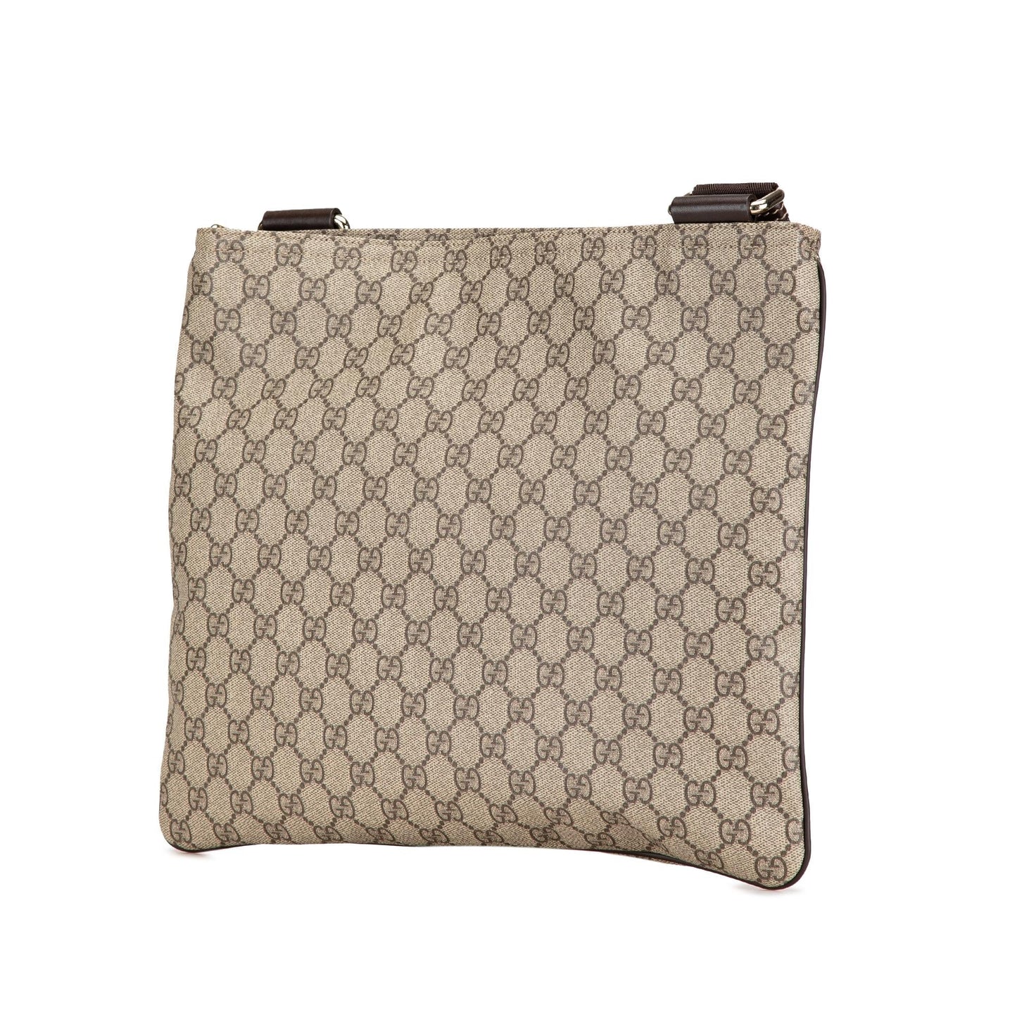 Gucci GG Supreme Canvas Brown Crossbody Bag Shg 5C66Mf