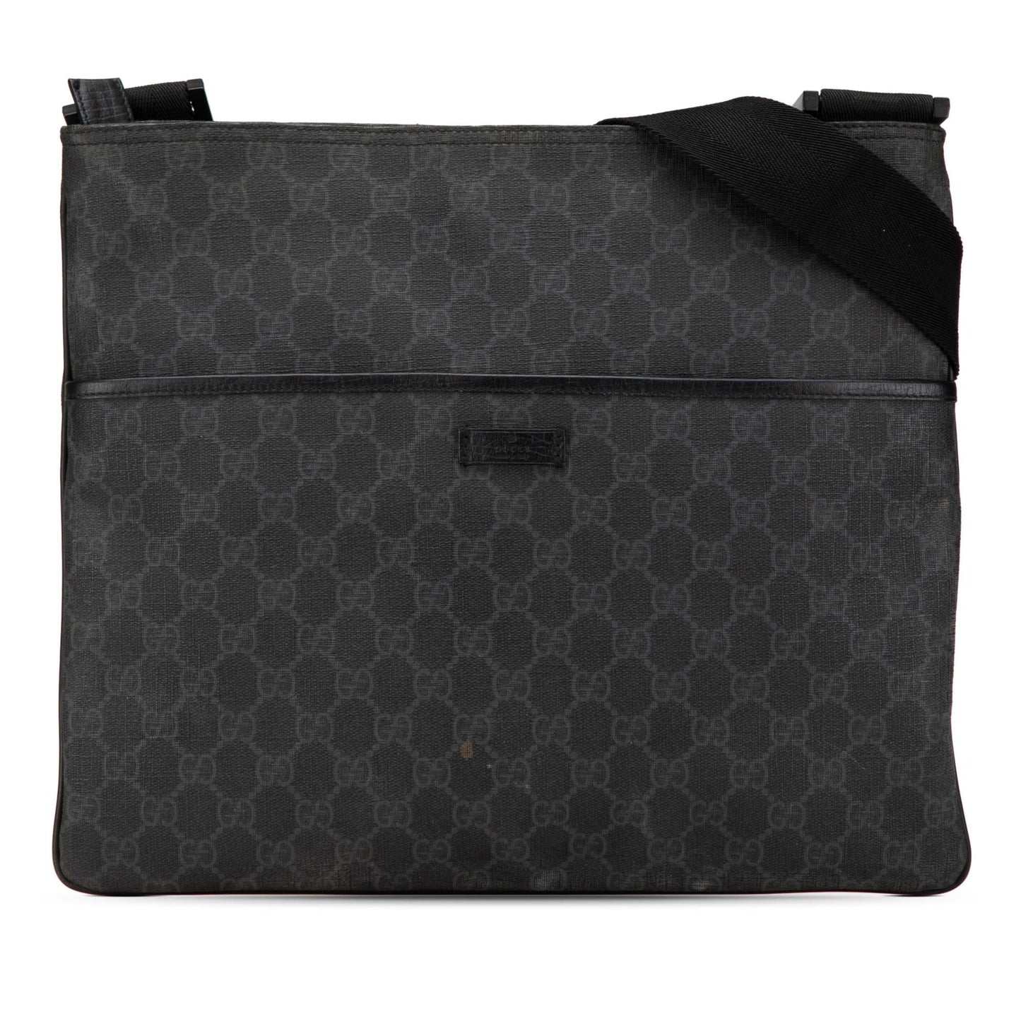 Gucci GG Supreme Canvas Black Crossbody Bag Crossbody 11