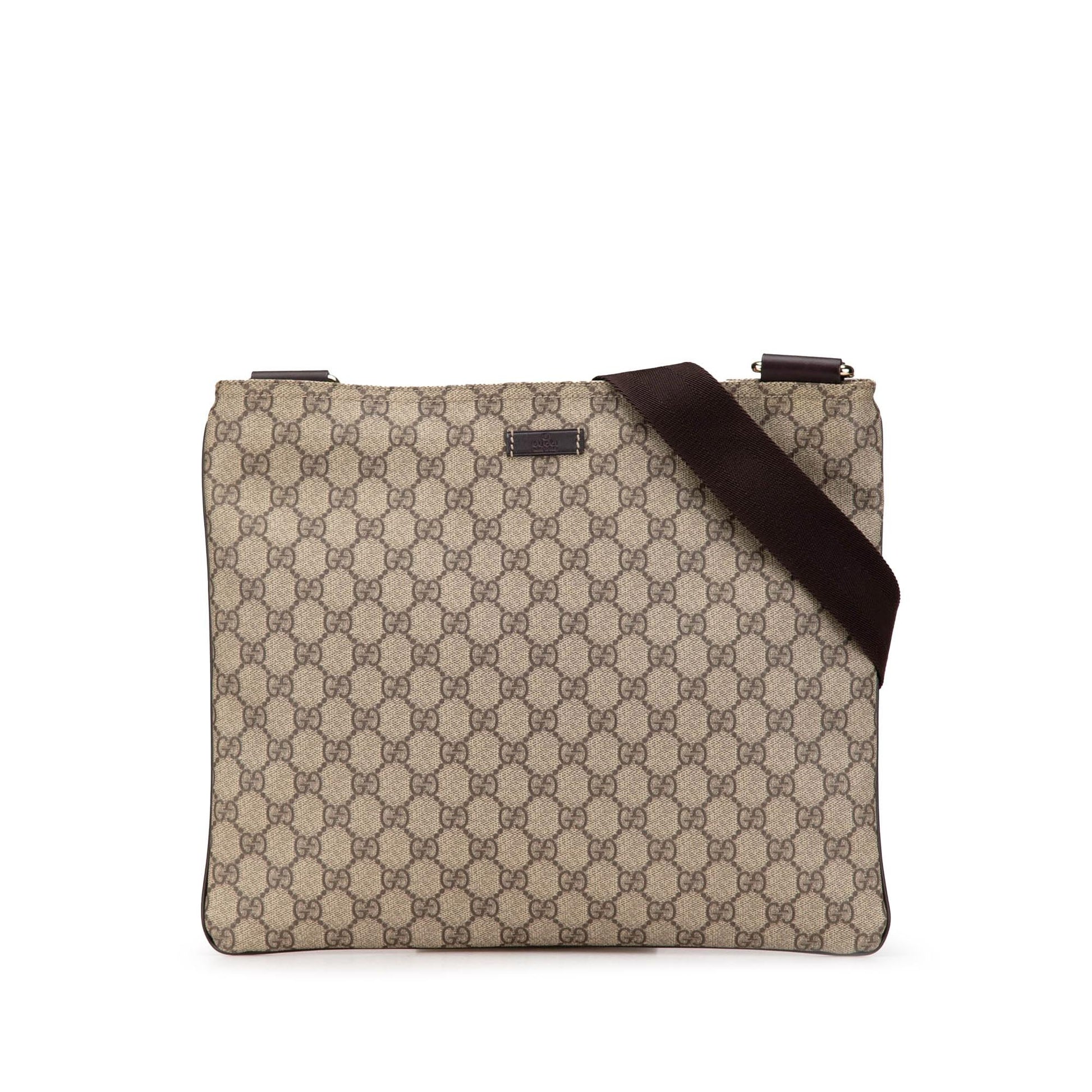 Gucci GG Supreme Canvas Brown Crossbody Bag Crossbody 13