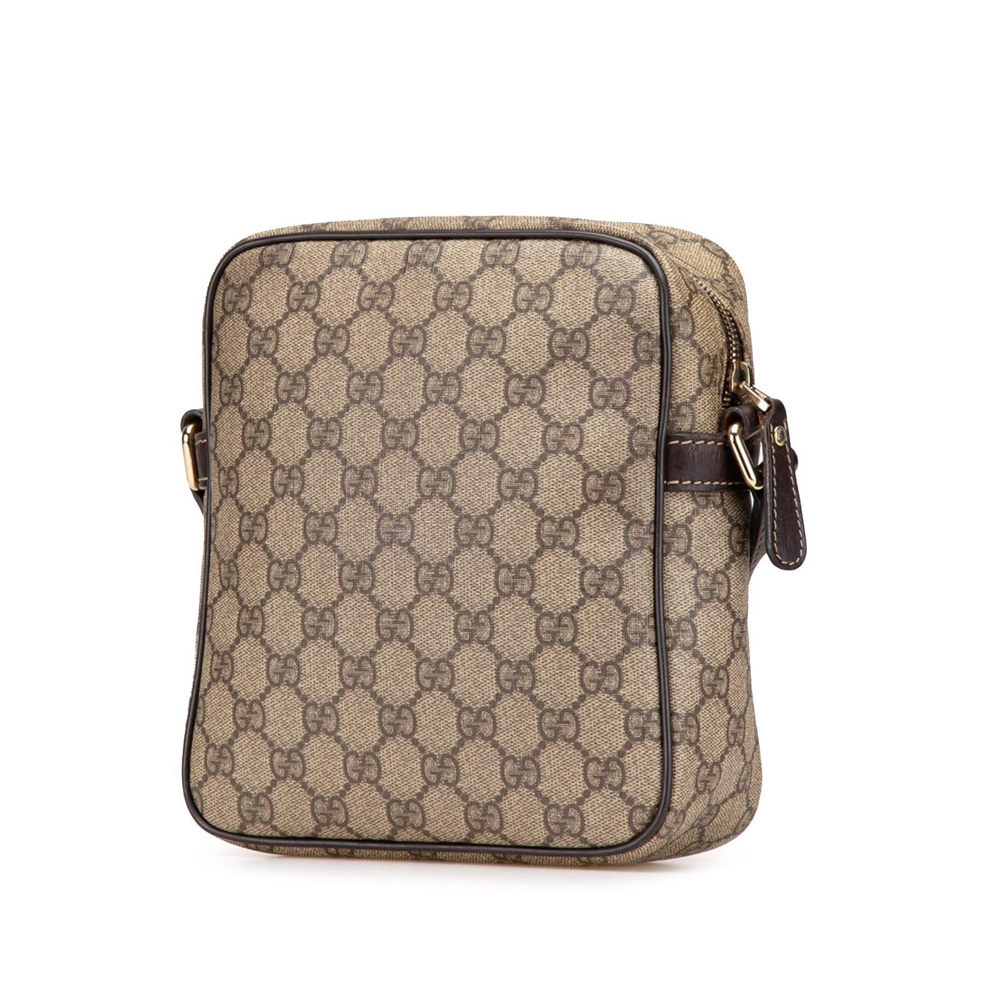 Gucci GG Supreme Canvas Brown Crossbody Bag Crossbody 15