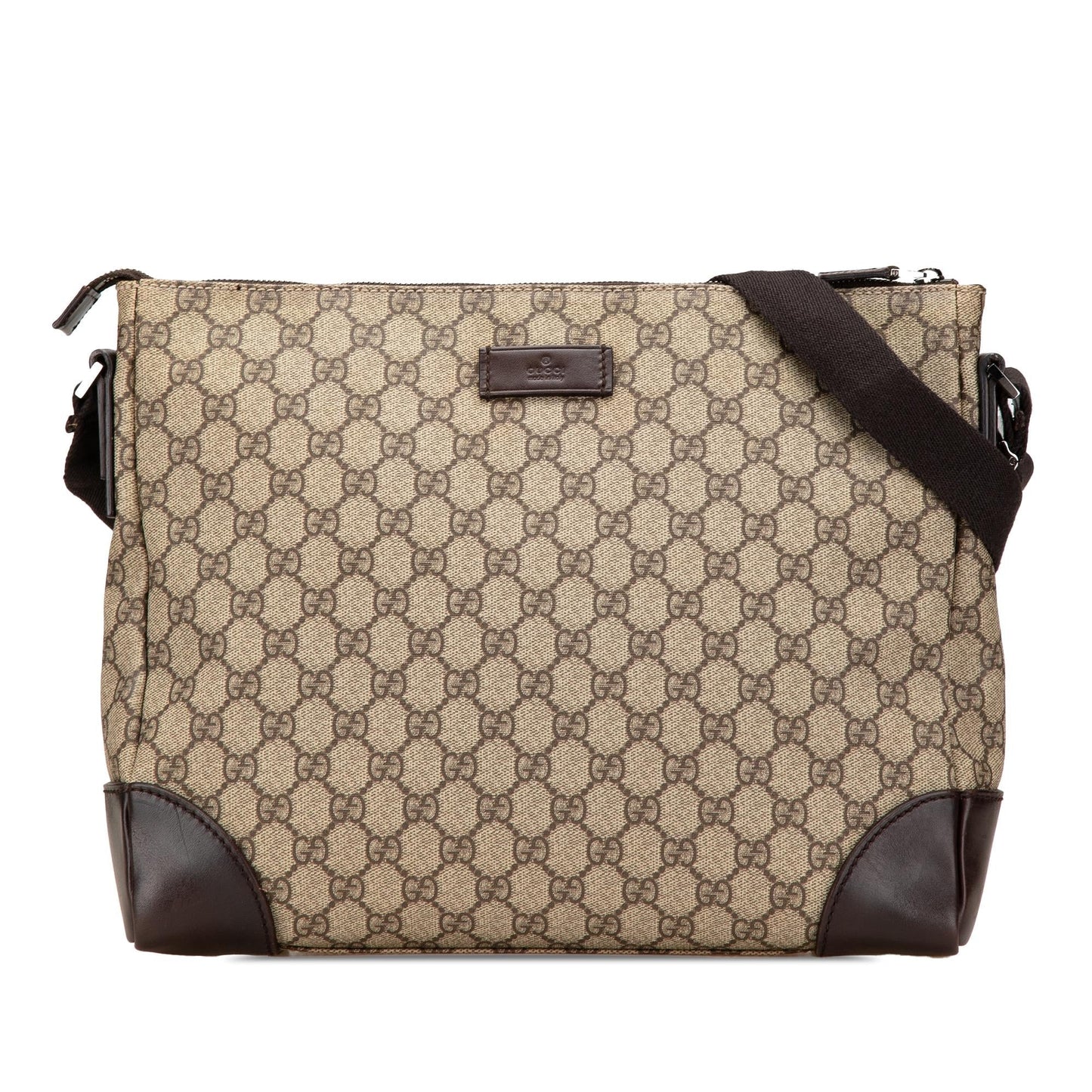 Gucci GG Supreme Canvas Brown Crossbody Bag Crossbody 16
