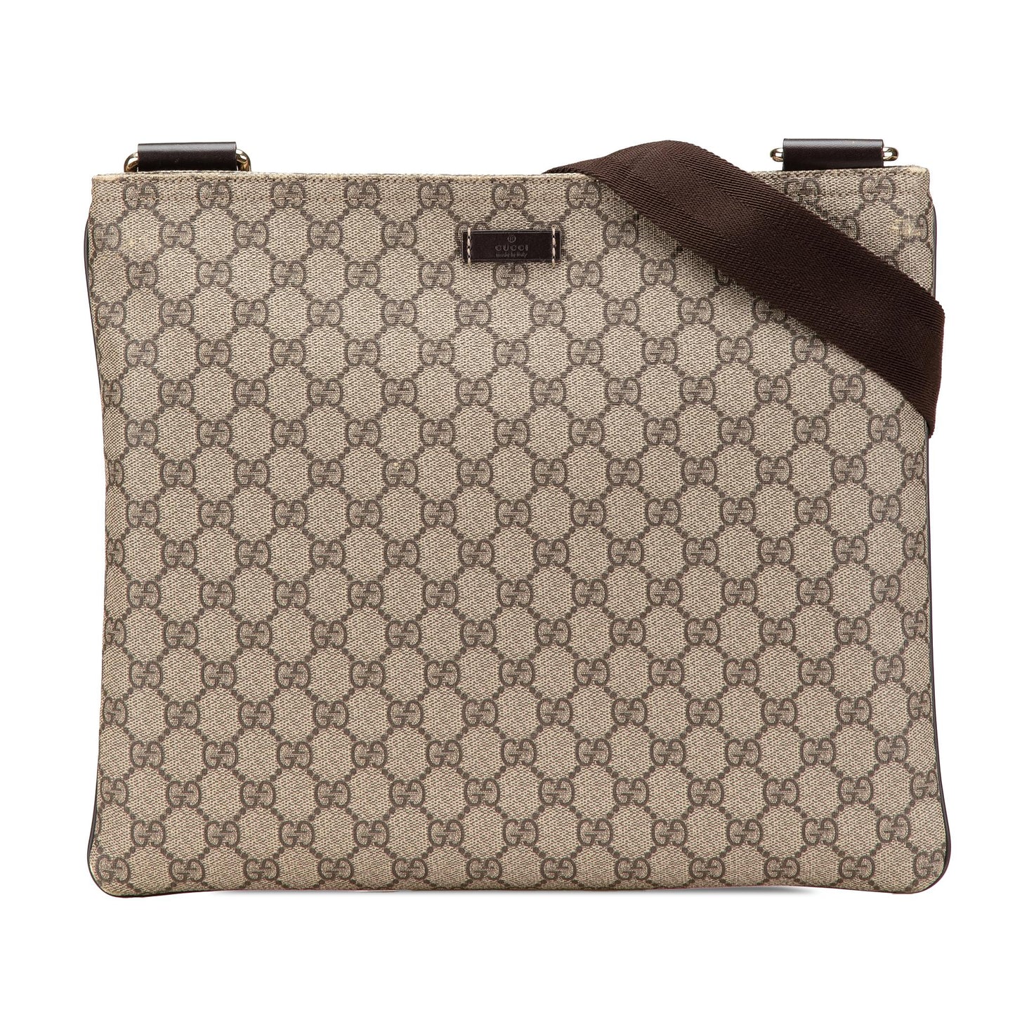 Gucci GG Supreme Canvas Brown Crossbody Bag Crossbody 28