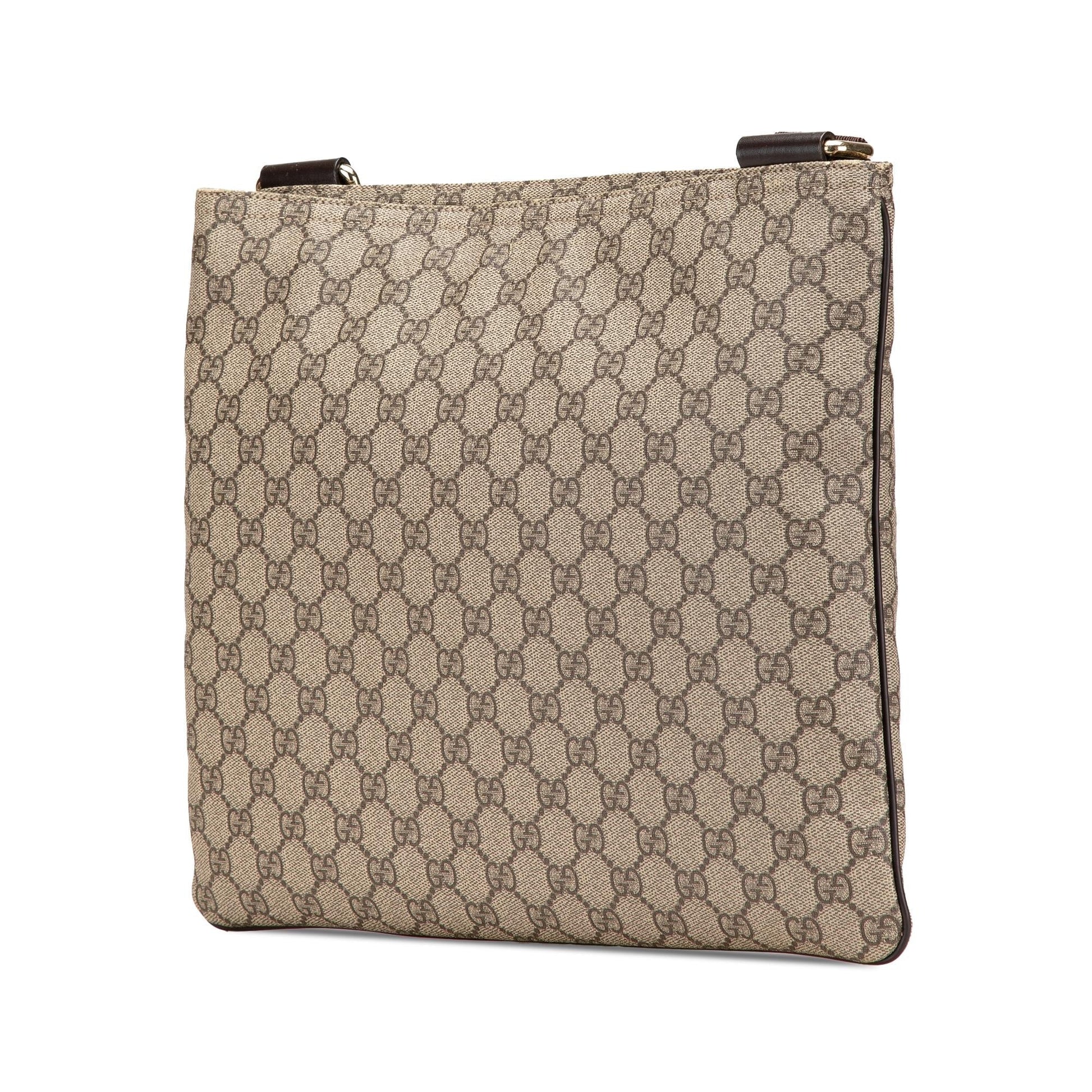 Gucci GG Supreme Canvas Brown Crossbody Bag Crossbody 28