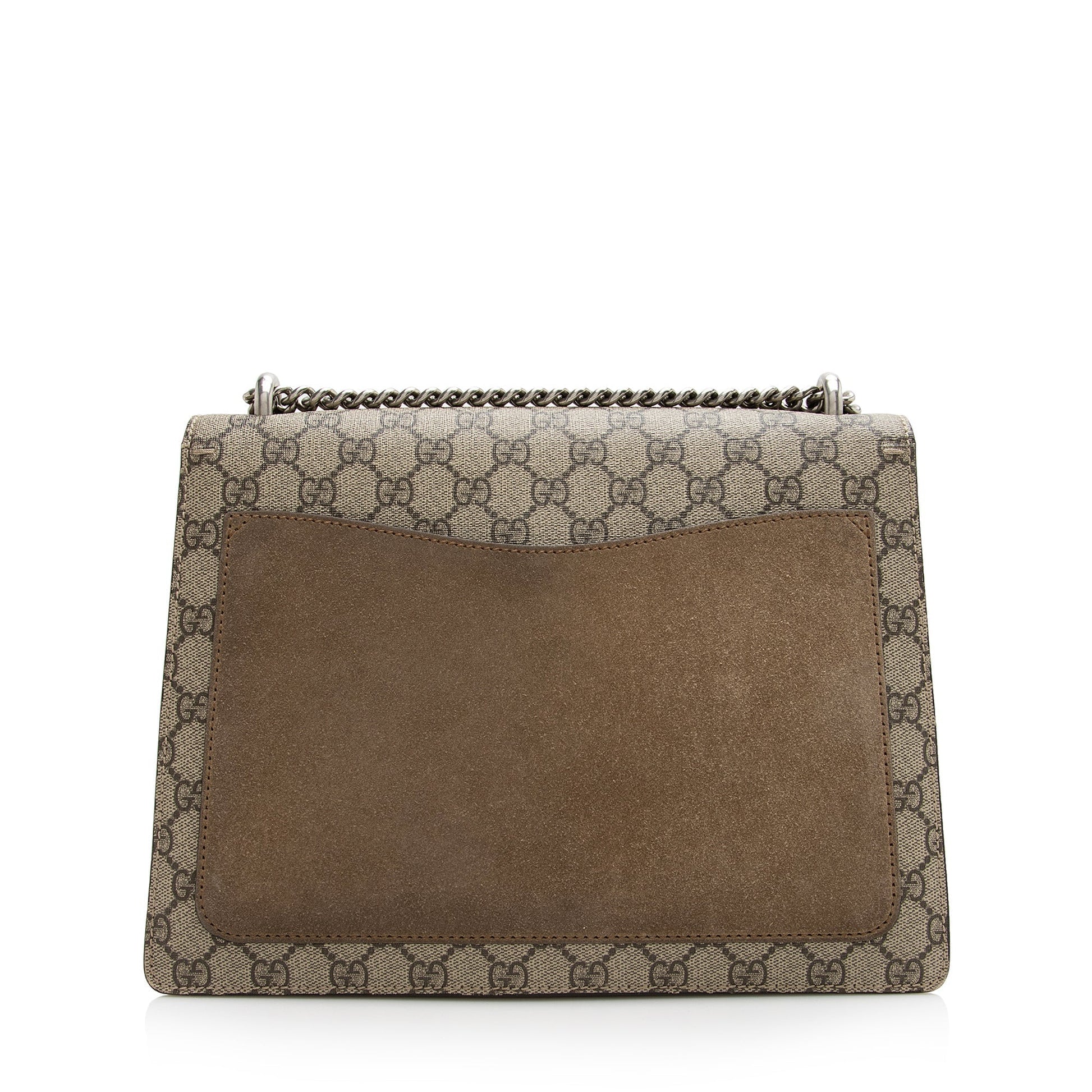 Gucci GG Supreme Dionysus SHF Canvas Suede Brown Beige Shoulder Bag Bag Shf