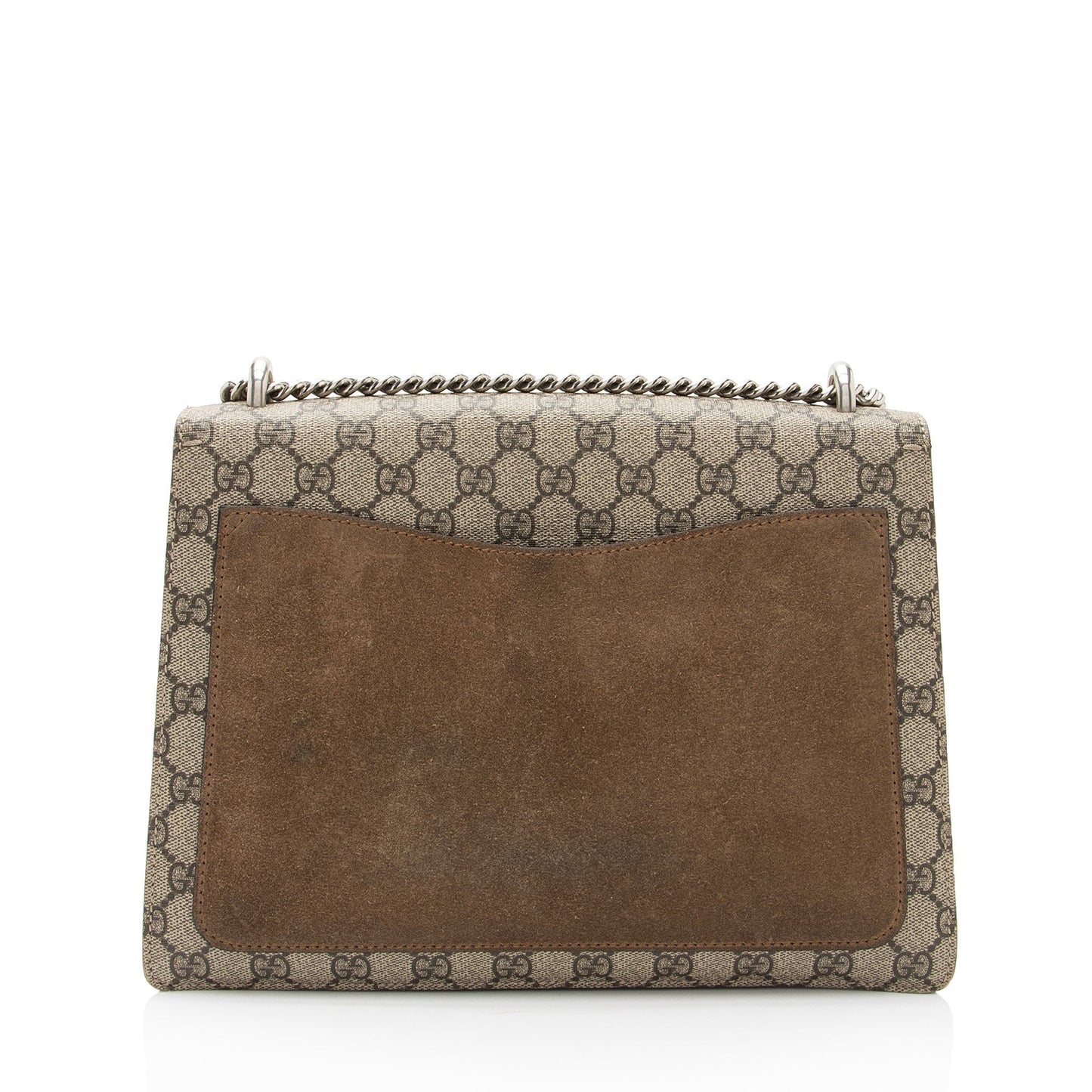 Gucci GG Supreme Dionysus SHF-MaHPZO Canvas Suede Brown Beige Shoulder Bag