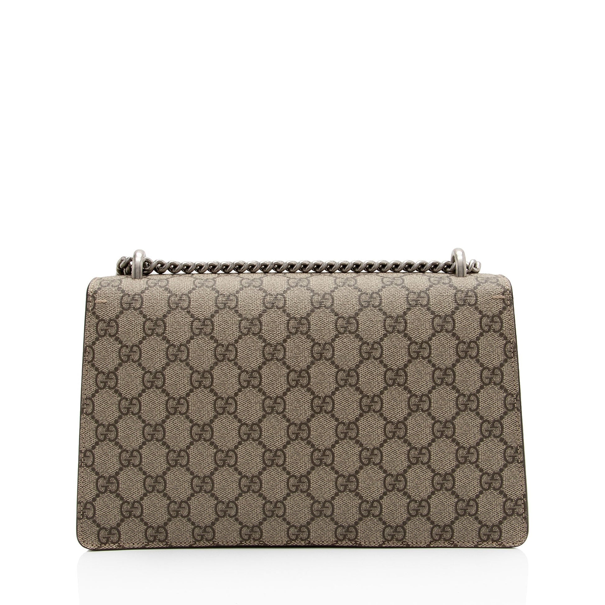 Gucci GG Supreme Dionysus SHF-NW9DY6 Canvas Suede Beige Red Crossbody Bag