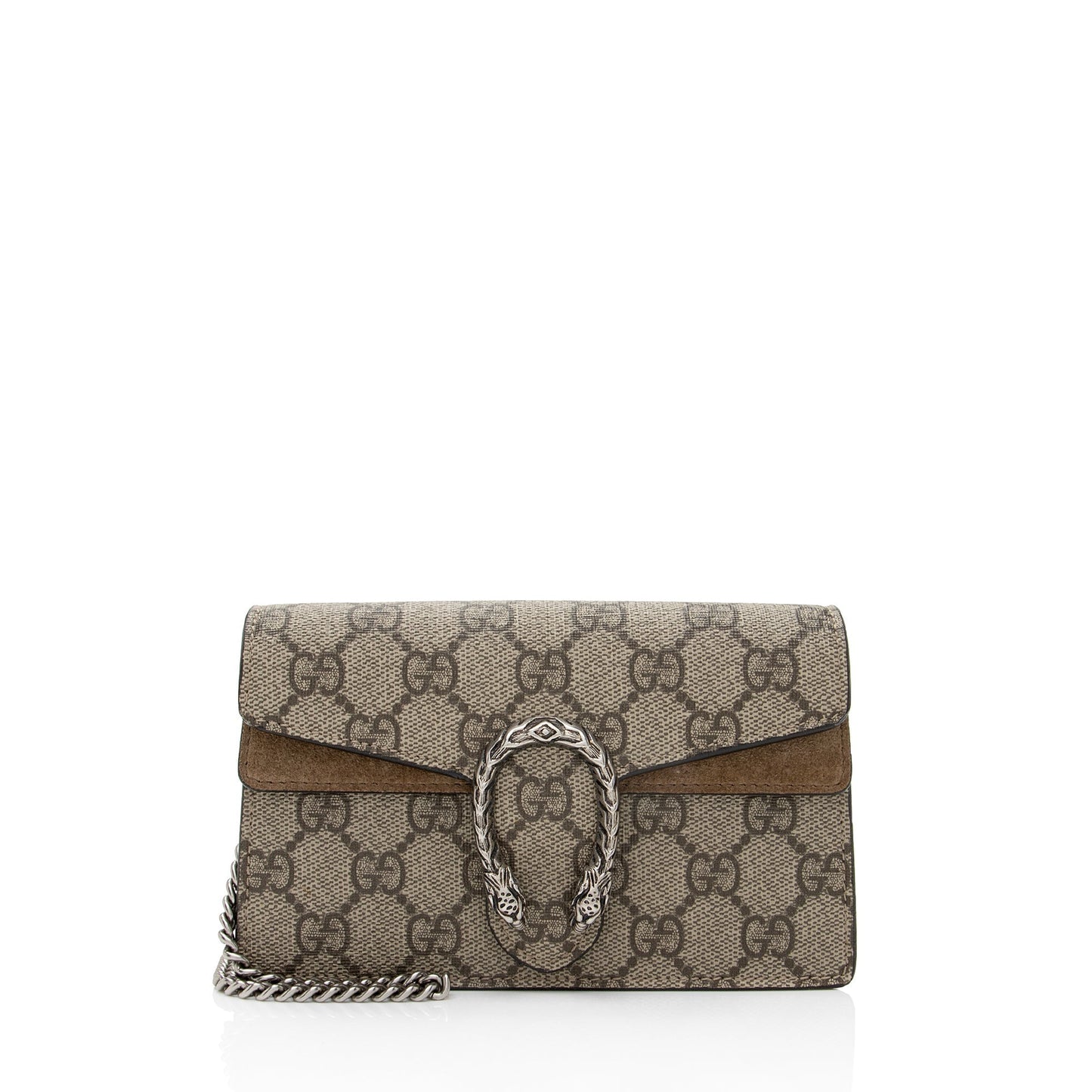 Gucci GG Supreme Dionysus Super SHF-iSLHuH Canvas Suede Beige Mini Crossbody Bag