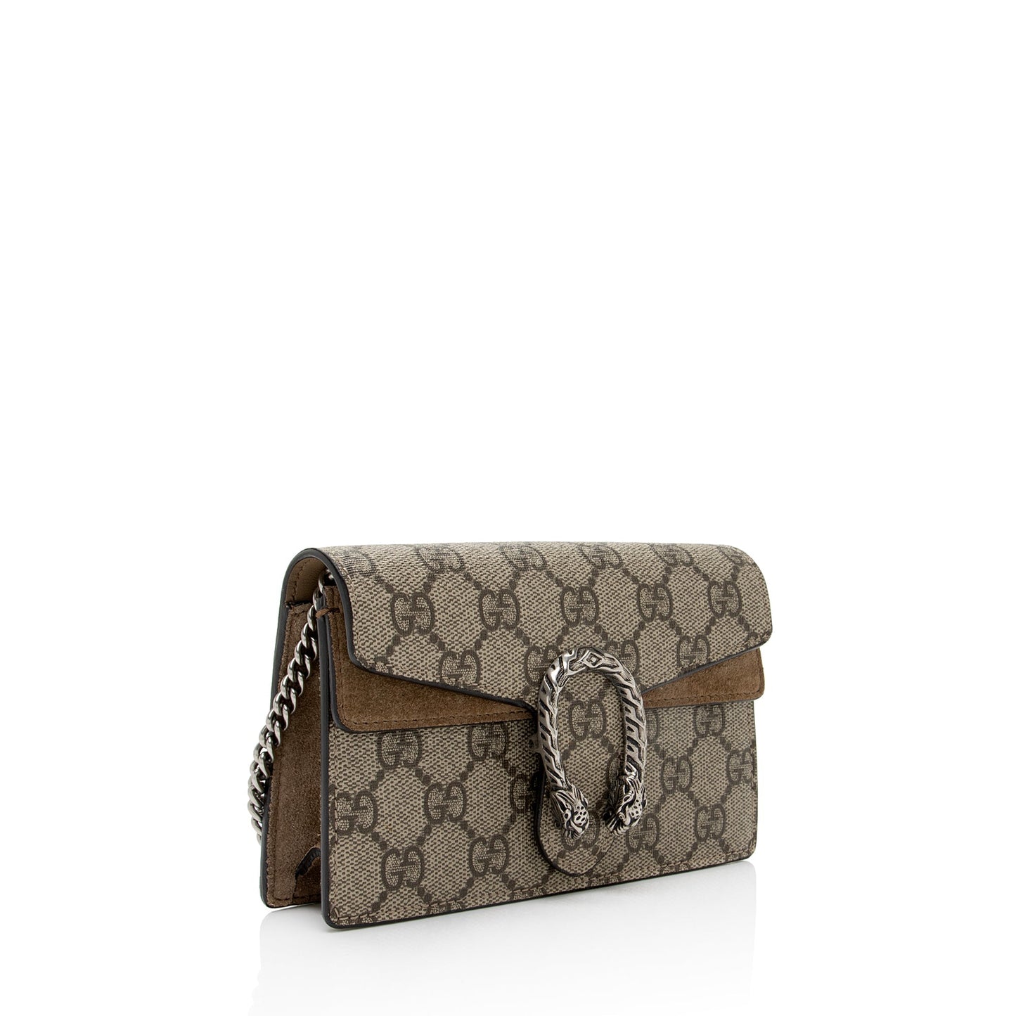 Gucci GG Supreme Dionysus Super SHF-iSLHuH Canvas Suede Beige Mini Crossbody Bag