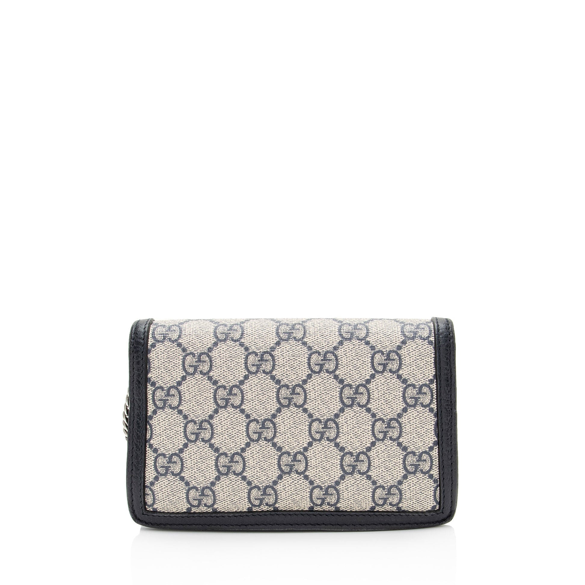 Gucci GG Supreme Dionysus Super Leather Canvas Beige Blue Crossbody Bag