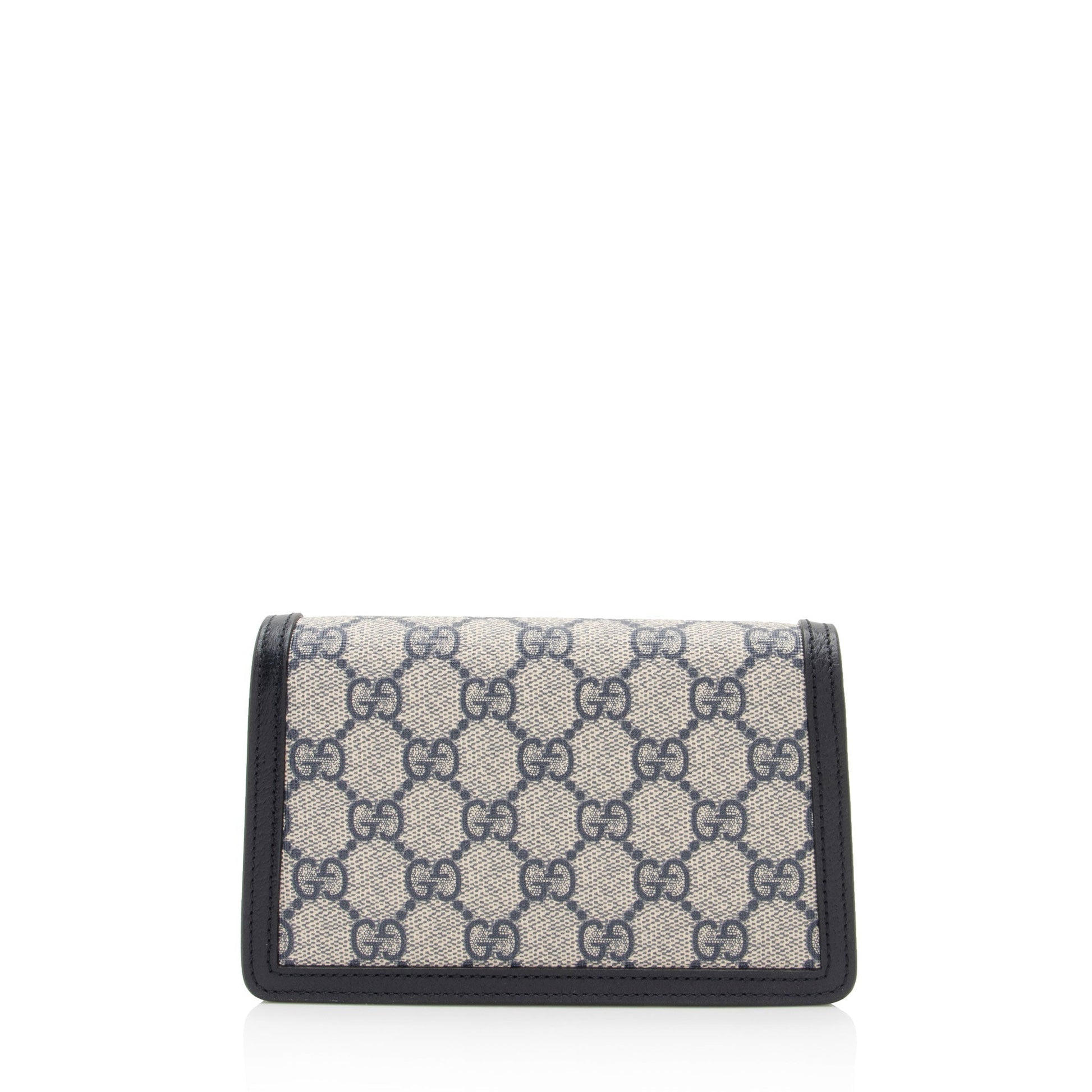 Gucci GG Supreme Dionysus Super SHF-c0B6hR Leather Canvas Beige Blue Crossbody Bag