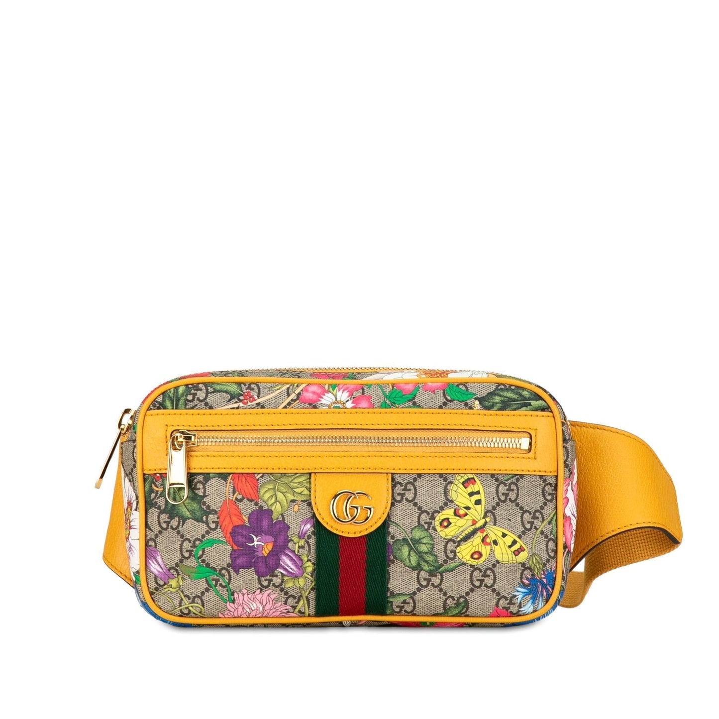 Gucci Supreme Flora Ophidia Belt Bag Shg Mu7Mt0 Accessory