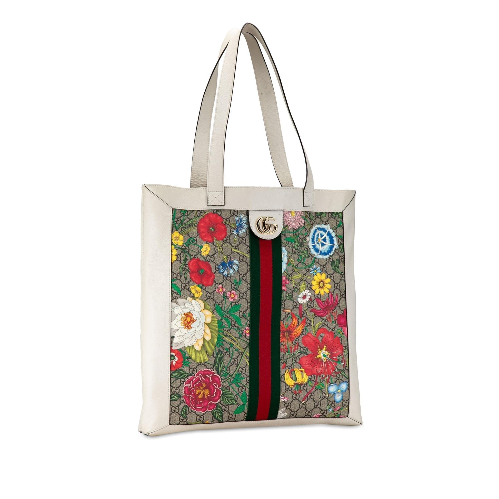 Gucci Supreme Flora Ophidia Tote Shg Bd4Pgs Tote Bag