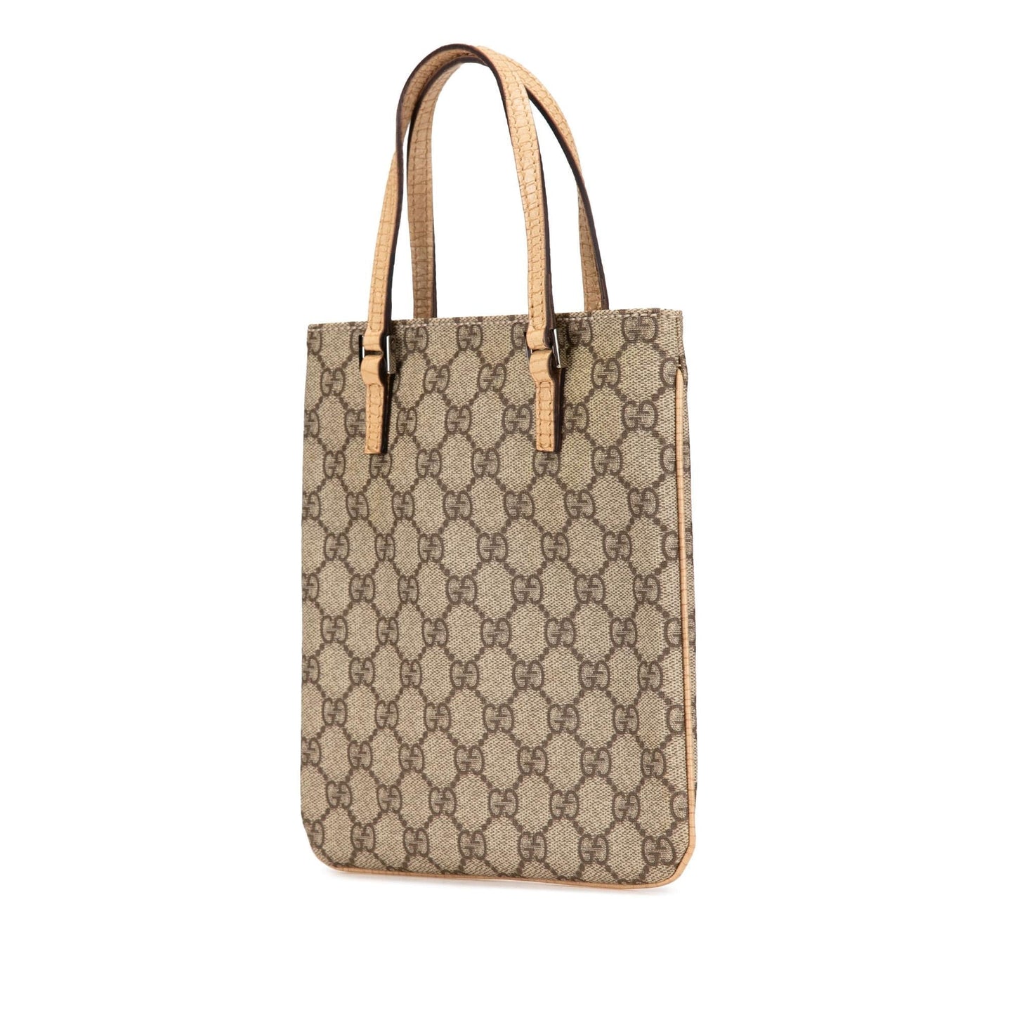 Gucci GG Supreme Canvas Brown Satchel Bag Handbag 1