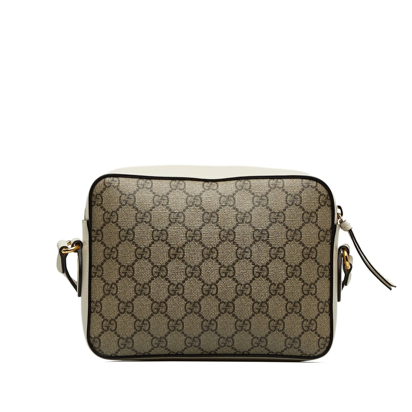 Gucci GG Supreme Horsebit SHG-296bWA Canvas Brown Crossbody Bag