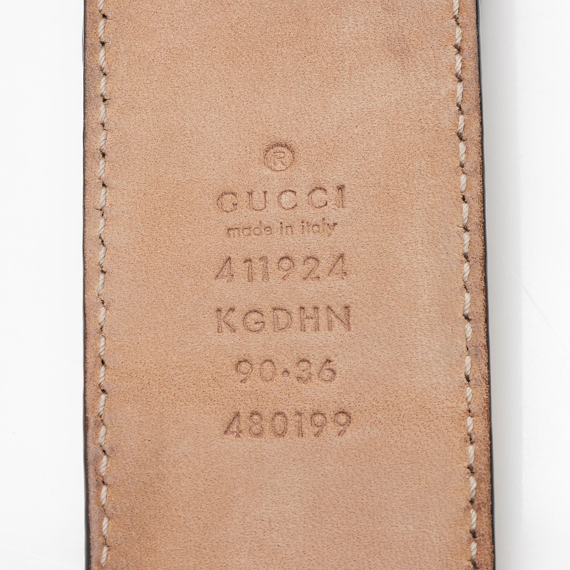 Gucci GG Supreme Interlocking G Belt Leather Canvas Beige Blue Accessory Shf Mxruhe