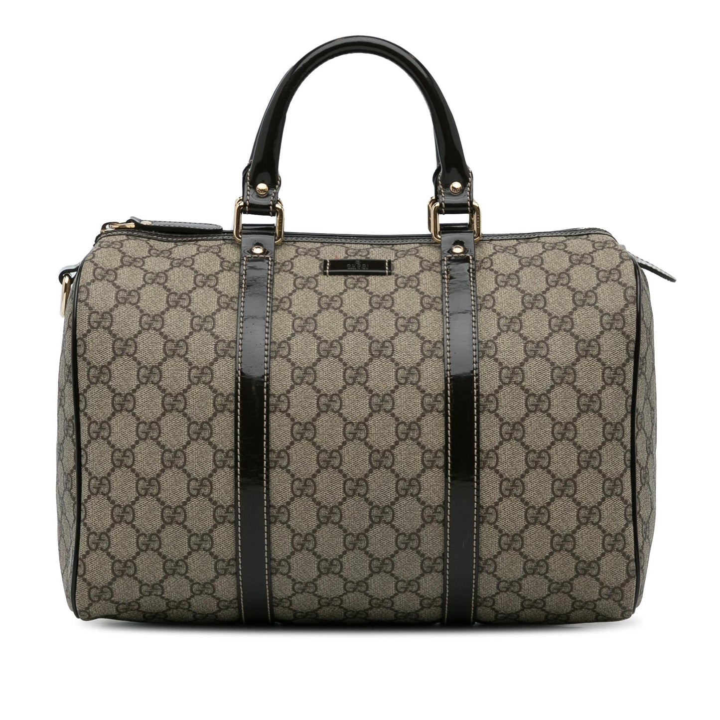 Gucci GG Supreme Joy Boston SHG-wRNGP4 Canvas Brown Satchel Bag