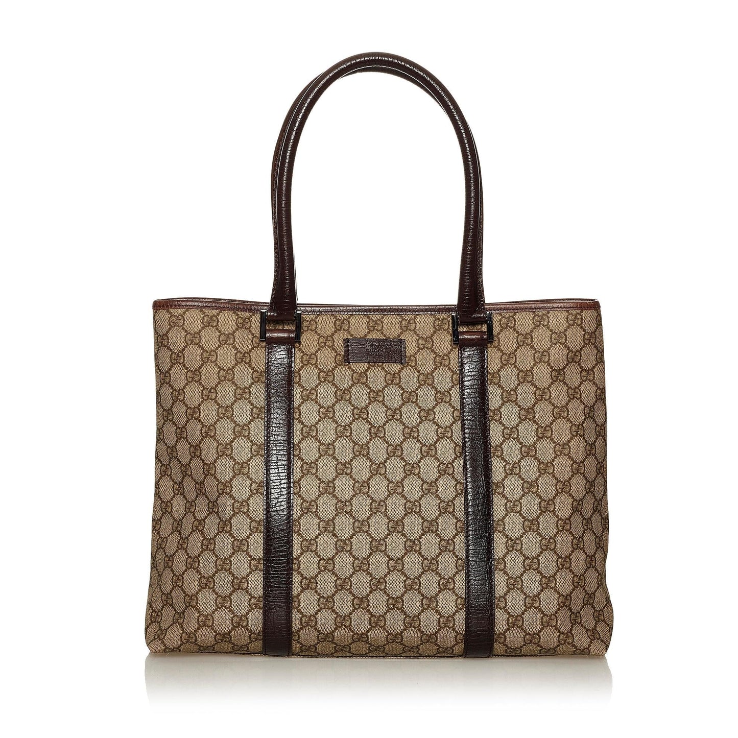 Gucci GG Supreme Joy SHG Canvas Black Brown Tote Bag