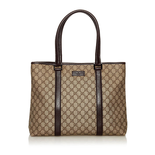 Gucci GG Supreme Joy SHG Canvas Black Grey Tote Bag