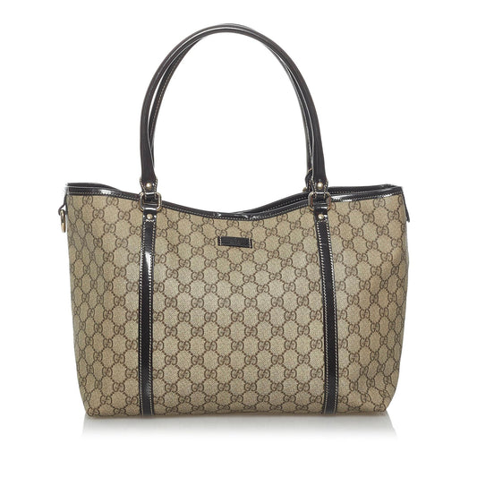 Gucci GG Supreme Joy SHG Canvas Brown Tote Bag 3