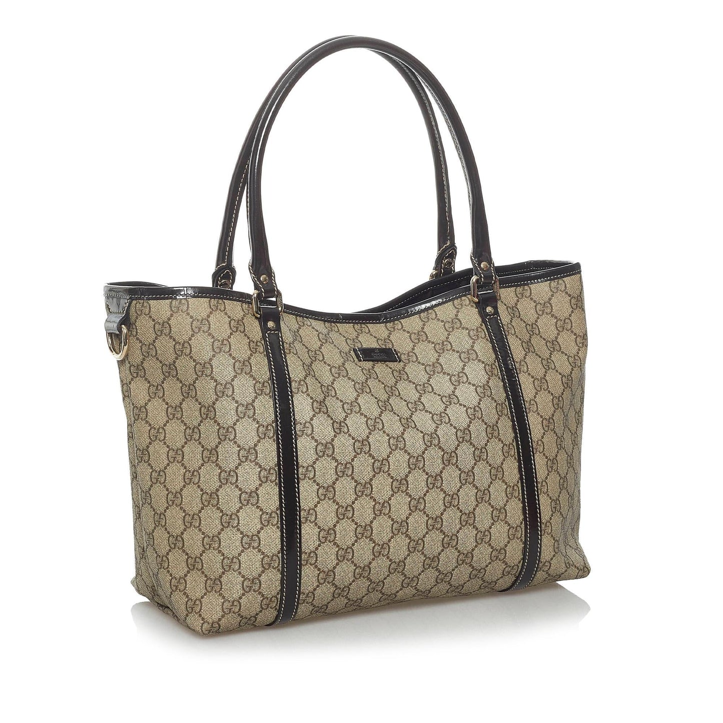 Gucci GG Supreme Joy SHG Canvas Brown Tote Bag 3