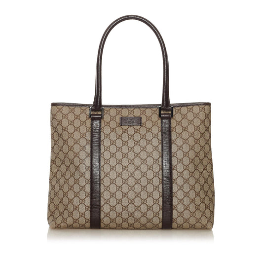 Gucci GG Supreme Joy SHG Brown Tote Bag