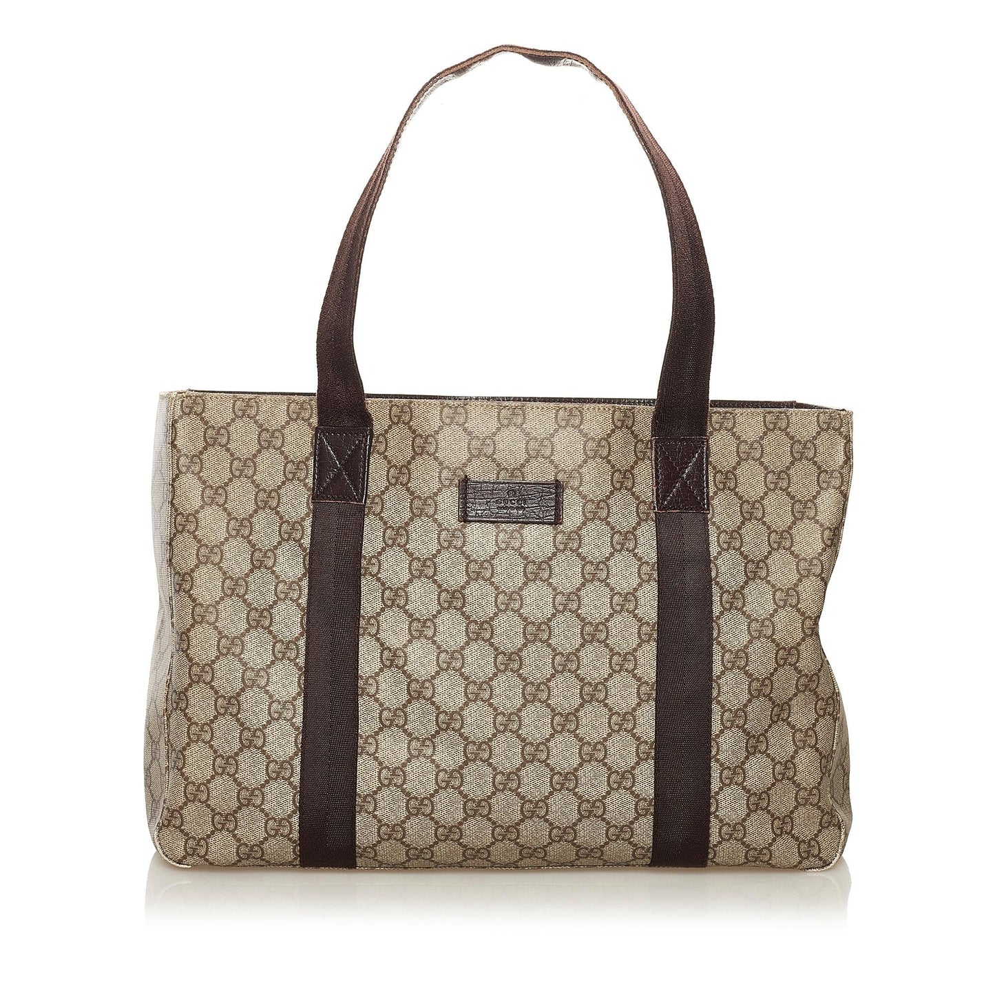 Gucci GG Supreme Joy SHG Canvas Brown Tote Bag 4