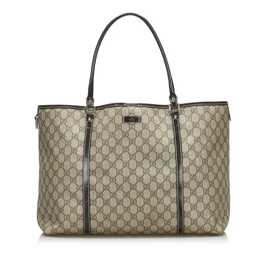 Gucci GG Supreme Joy SHG-Px26pp Canvas Brown Tote Bag
