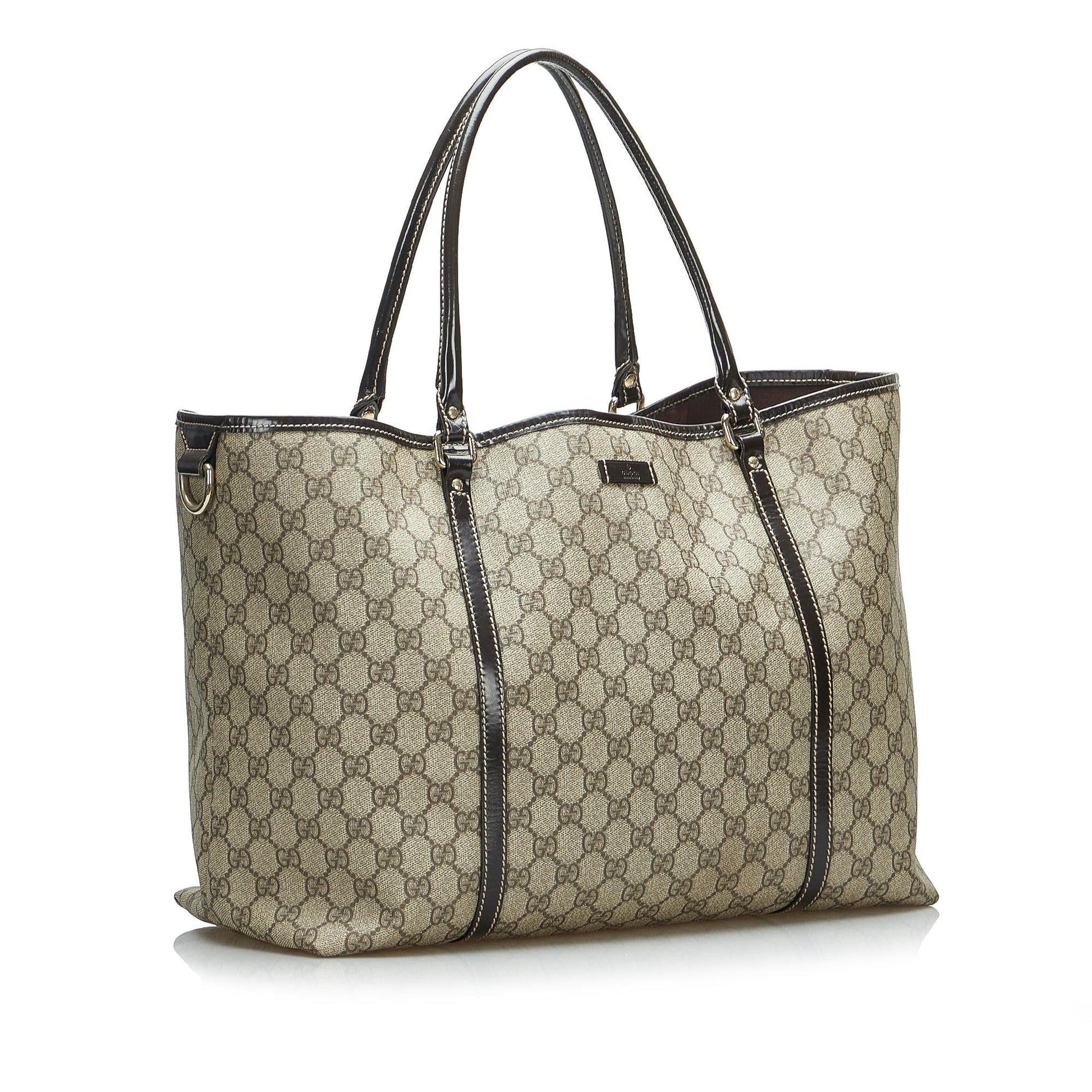 Gucci GG Supreme Joy SHG-Px26pp Canvas Brown Tote Bag