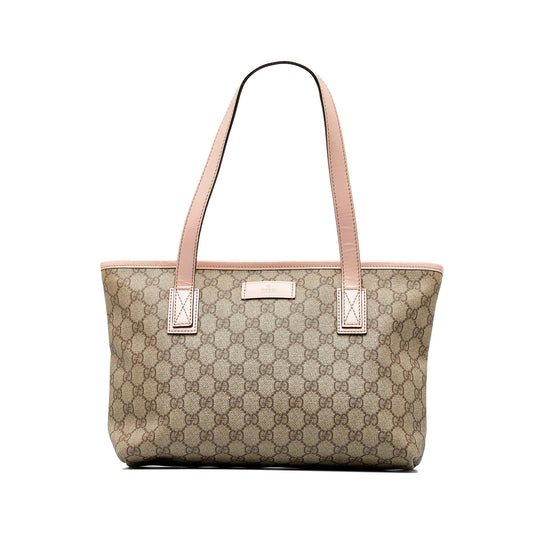 Gucci GG Supreme Joy SHG-ZWeufE Canvas Brown Tote Bag