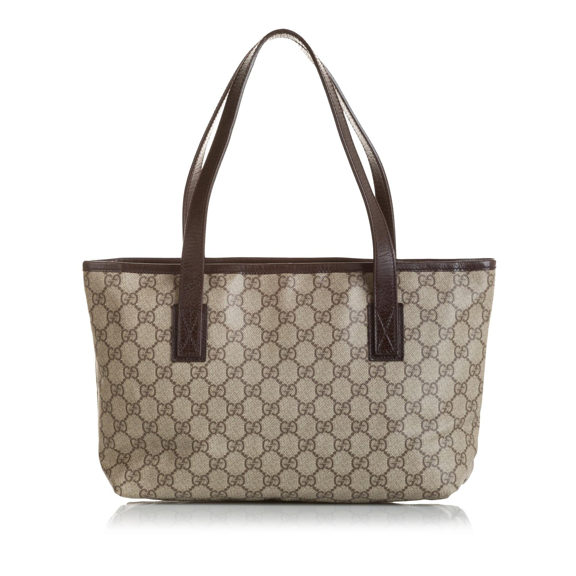 Gucci GG Supreme Joy SHG Canvas Brown Small Tote Bag