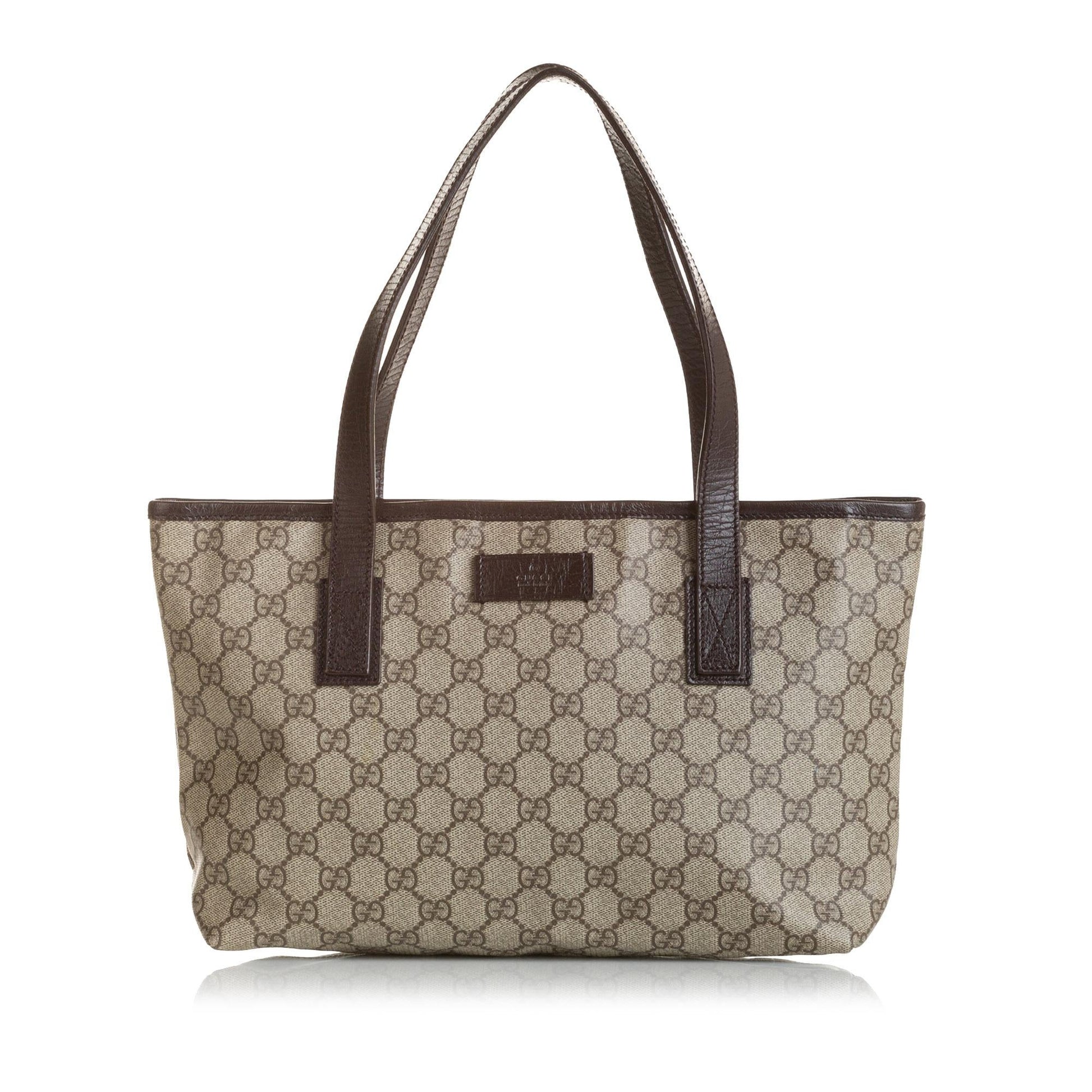 Gucci GG Supreme Joy SHG Canvas Brown Small Tote Bag