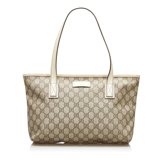 Gucci GG Supreme Joy SHG Canvas Brown Small Tote Bag Small Shg