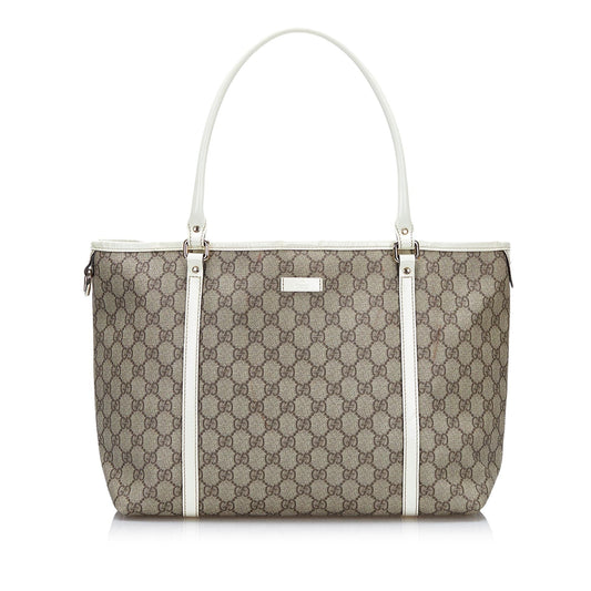 Gucci GG Supreme Joy SHG-gfjQU2 Canvas Brown Tote Bag