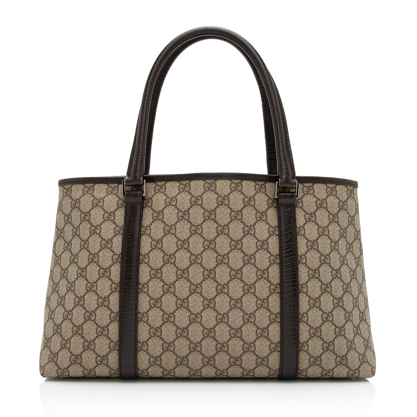 Gucci GG Supreme Joy SHF-tCmjoK Leather Canvas Beige Tote Bag
