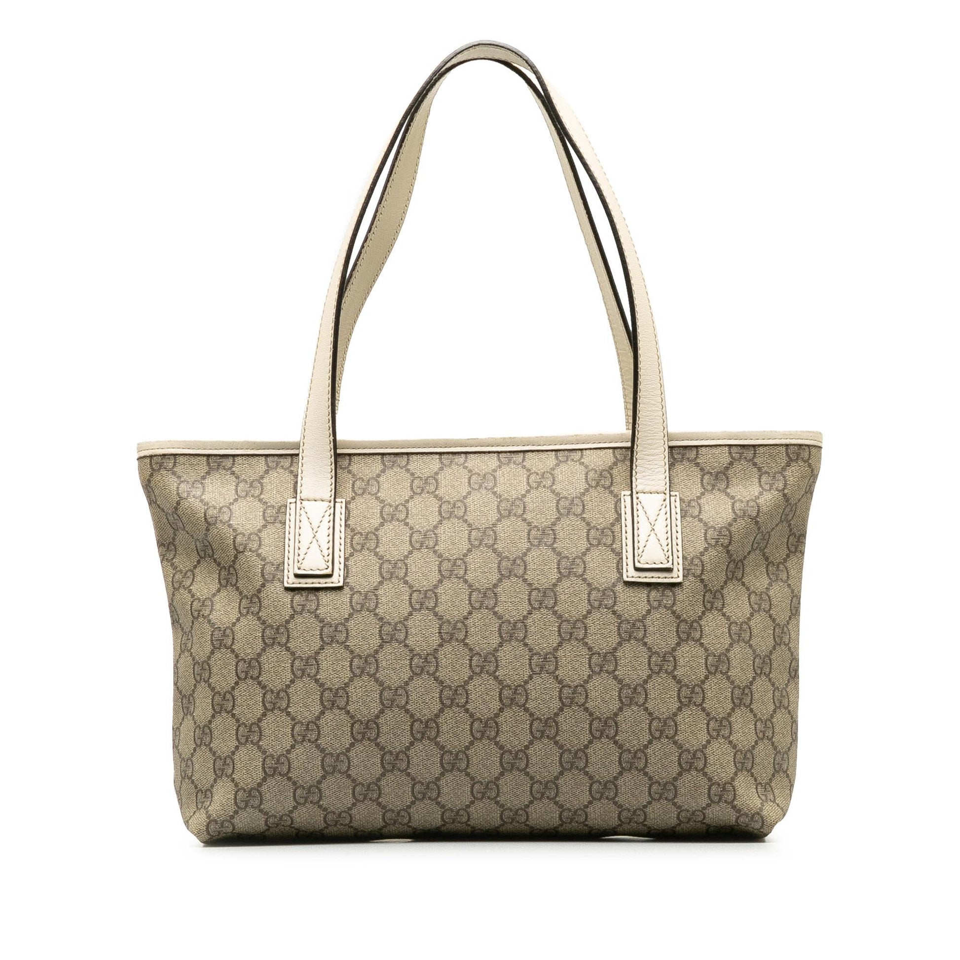 Gucci GG Supreme Joy SHG-Pukbp6 Canvas Calf Brown Tote Bag