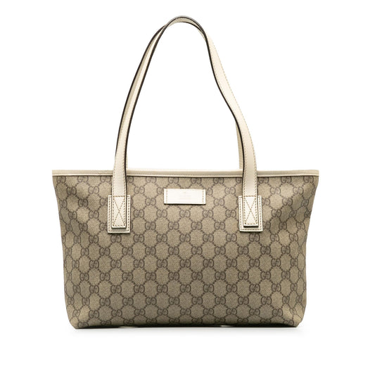 Gucci GG Supreme Joy SHG-Pukbp6 Canvas Calf Brown Tote Bag