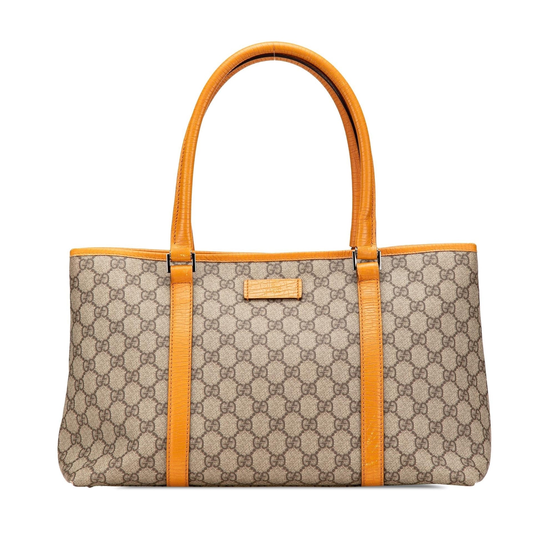 Gucci GG Supreme Joy Canvas Brown Tote Bag