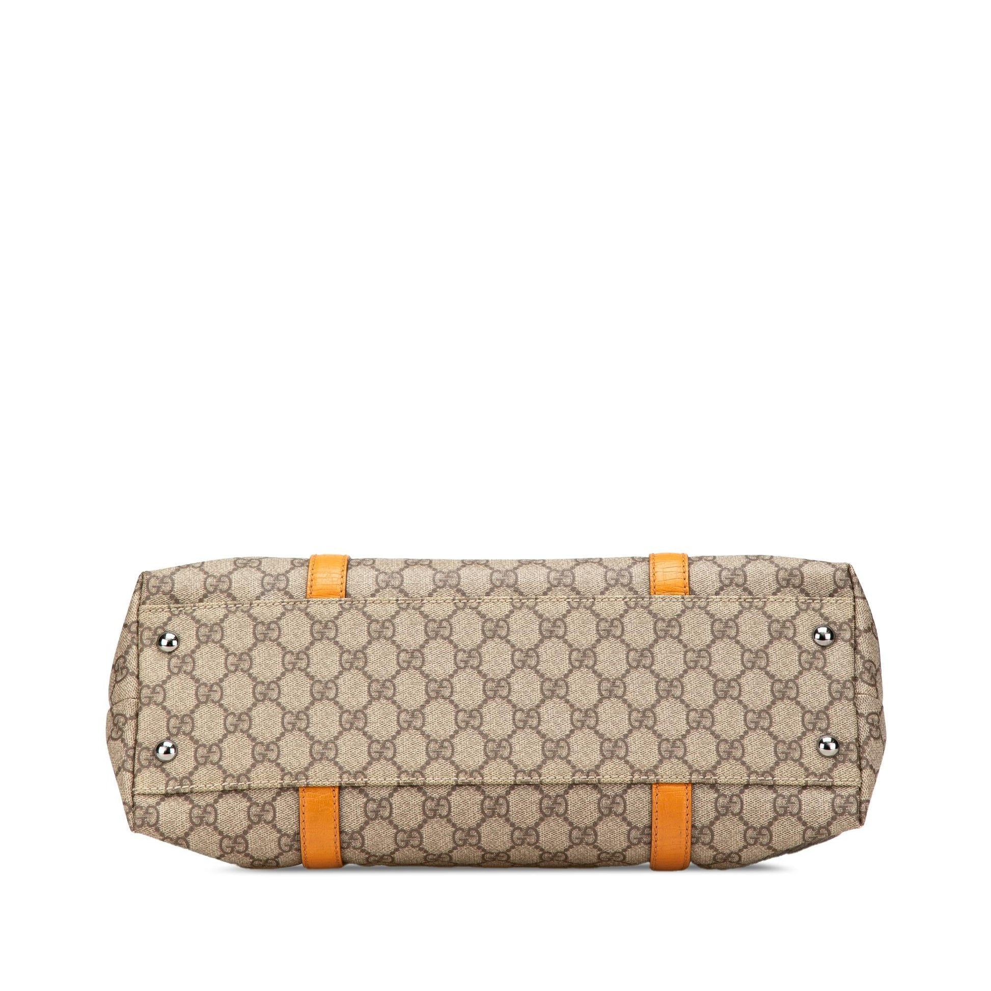 Gucci GG Supreme Joy Canvas Brown Tote Bag Tote 2